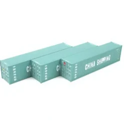 Trains|Athearn 2831 China Shipping 40' Container 3-Pack - Model Train Junction: Quality Parts and Art Supplies
