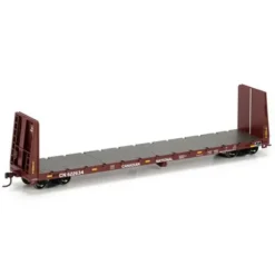 Trains|Athearn 88116 CN 60' Bulkhead Flatcar #2 - Model Train Junction: Quality Parts and Art Supplies