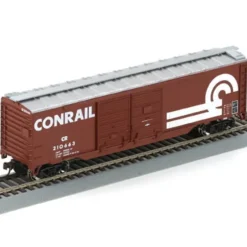 Trains|Athearn 92428 Conrail 50' Double Door Boxcar #210663 - Model Train Junction: Quality Parts and Art Supplies
