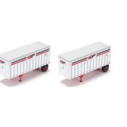 Trains|Athearn 91010 Consolidated Freightways 28' Wedge Trailer (Set of 2) - Model Train Junction: Quality Parts and Art Supplies