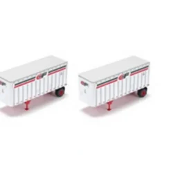 Trains|Athearn 91011 Consolidated Freightways 28' Wedge Trailer Version 1 #2 (Set of 2) - Model Train Junction: Quality Parts and Art Supplies