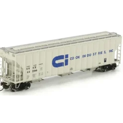 Trains|Athearn 73873 Cook #44290 HO RTR FMC 4700 Covered Hopper - Model Train Junction: Quality Parts and Art Supplies