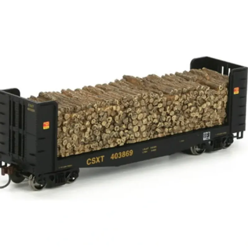 Trains|Athearn 81484 CSX #4403869 HO RTR 40' Pulpwood Flat w/Load - Model Train Junction: Quality Parts and Art Supplies