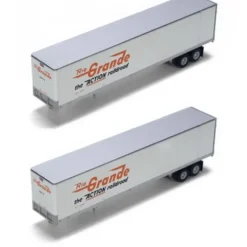 Trains|Athearn 73371 D&RGW 45' Fruehauf Z-Van Trailer #1 (Set of 2) - Model Train Junction: Quality Parts and Art Supplies
