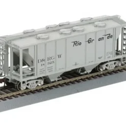 Trains|Athearn 94363 D&RGW 34'''' PS2 2003 2-Bay Covered Hopper #18325 - Model Train Junction: Quality Parts and Art Supplies