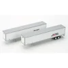 Trains|Athearn 28402 Dart Advantage 53' Wabash Duraplate Trailers #2 (Pack of 2) - Model Train Junction: Quality Parts and Art Supplies