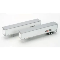 Trains|Athearn 28402 Dart Advantage 53' Wabash Duraplate Trailers #2 (Pack of 2) - Model Train Junction: Quality Parts and Art Supplies