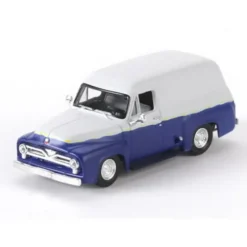 Trains|Athearn 26496 HO 1955 Ford F-100 Panel Truck, White/Blue - Model Train Junction: Quality Parts and Art Supplies