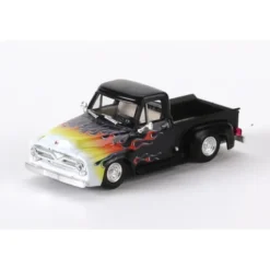 Trains|Athearn 26464 HO 1955 Ford F-100 Pickup Black/Flames - Model Train Junction: Quality Parts and Art Supplies