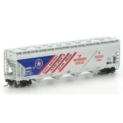 Trains|Athearn 72295 HO 72295 Wonder Bread ACF 4-Bay CF Hopper #56671 - Model Train Junction: Quality Parts and Art Supplies