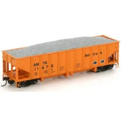 Trains|Athearn 76413 HO Amtrak RTR Outside Braced Ballast Hopper w/Load #11675 - Model Train Junction: Quality Parts and Art Supplies
