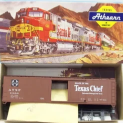 Trains|Athearn 5056 HO ATSF 50' Boxcar Kit - Model Train Junction: Quality Parts and Art Supplies