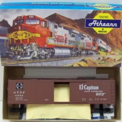 Trains|Athearn 5052 HO ATSF El Captain Boxcar Kit - Model Train Junction: Quality Parts and Art Supplies