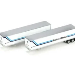 Trains|Athearn 73375 HO B&M 45' Fruehauf Z-Van Trailer #1 (Pack of 2) - Model Train Junction: Quality Parts and Art Supplies