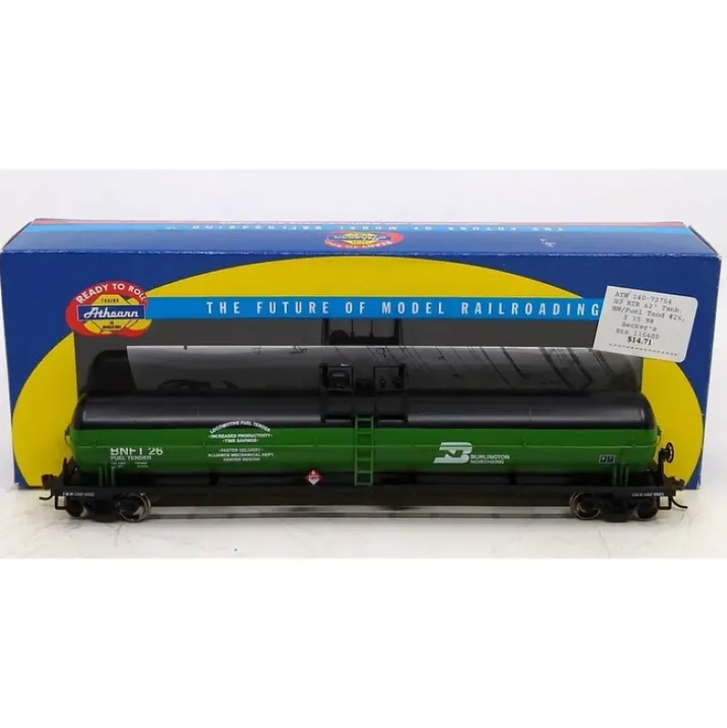Trains|Athearn 73754 HO BN Fuel Tender 62' Tank Car - Model Train Junction: Quality Parts and Art Supplies