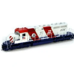 Trains|Athearn 95198 HO BN/Bicentennial SD40-2 81" Nose Diesel Locomotive #1876 - Model Train Junction: Quality Parts and Art Supplies