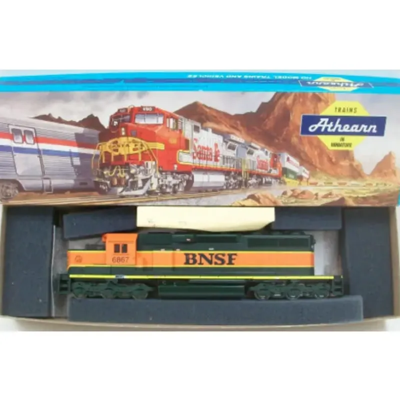 Trains|Athearn 4801 HO BNSF SD40-2 Diesel Locomotive #6867 - Model Train Junction: Quality Parts and Art Supplies