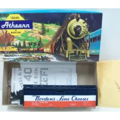 Trains|Athearn 2298-1 HO Borden's Fine Cheeses 40' Reefer Kit - Model Train Junction: Quality Parts and Art Supplies