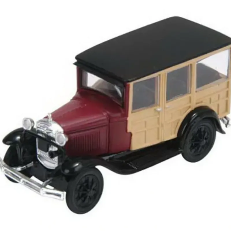 Trains|Athearn 26407 HO Burgundy Ford Model A Woody - Model Train Junction: Quality Parts and Art Supplies