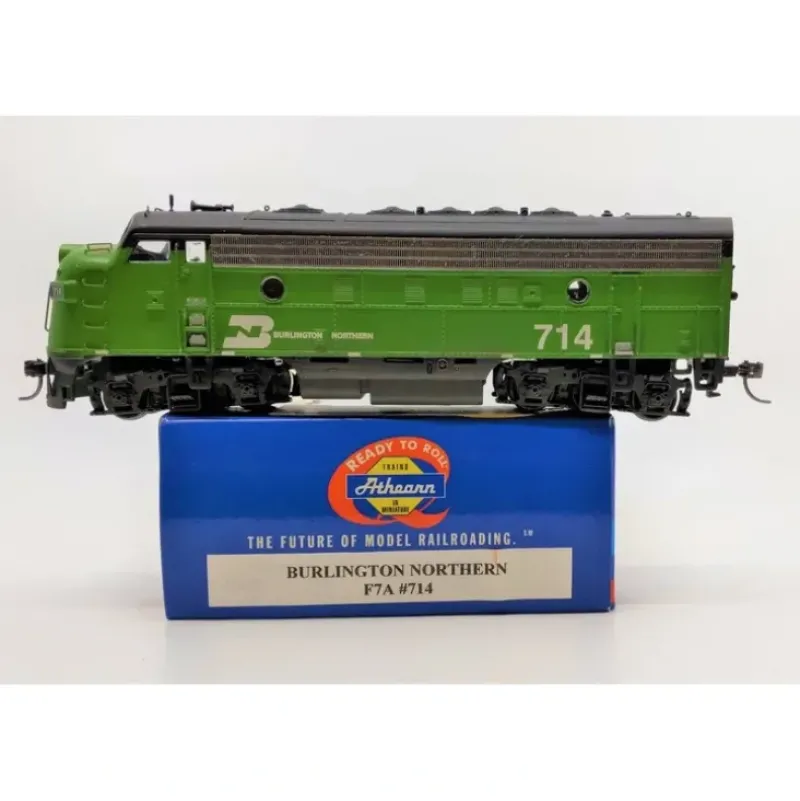 Trains|Athearn 80321 HO Burlington Northern Ready to Run F7A Diesel Locomotive #714 - Model Train Junction: Quality Parts and Art Supplies