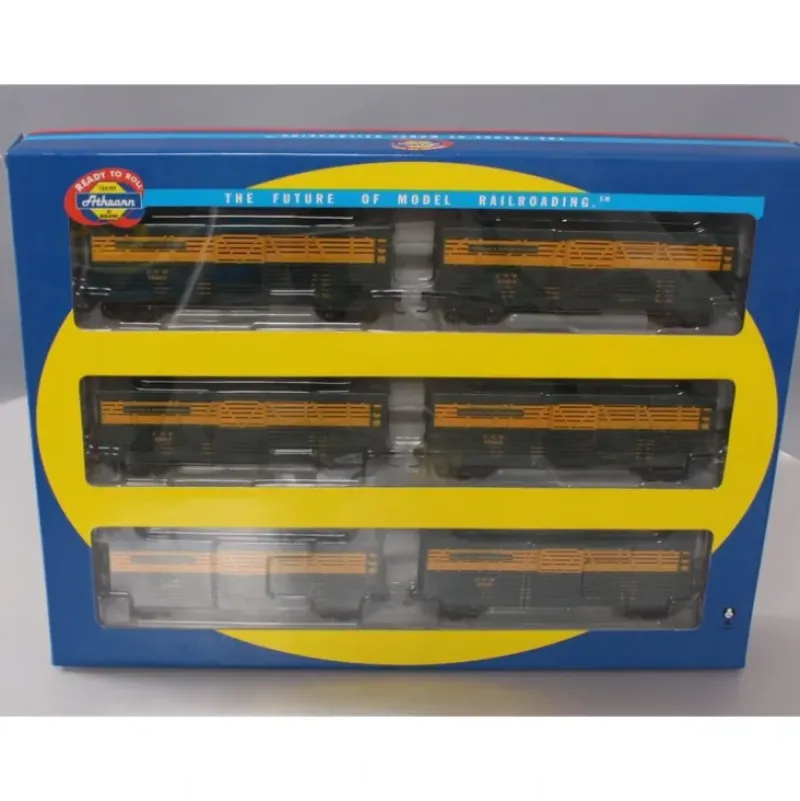 Trains|Athearn 73247 HO C&NW 40' Stock Car (Pack of 6) - Model Train Junction: Quality Parts and Art Supplies