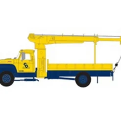 Trains|Athearn 96813 HO C&O RTR Ford F-850 Boom Truck - Model Train Junction: Quality Parts and Art Supplies