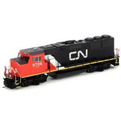 Trains|Athearn 88815 HO Canadian National Ready to Run GP60M Diesel Locomotive #9706 - Model Train Junction: Quality Parts and Art Supplies