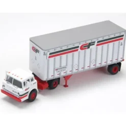 Trains|Athearn 91007 HO CF Ford C Truck w/28' Exterior Post Trailer - Model Train Junction: Quality Parts and Art Supplies