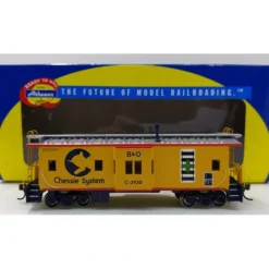 Trains|Athearn 74727 HO Chessie/B&O Bay Window Caboose #C-3930 - Model Train Junction: Quality Parts and Art Supplies