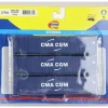 Trains|Athearn 27764 HO CMA/CGM 45'' Container #2 (Set of 3) - Model Train Junction: Quality Parts and Art Supplies