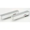 Trains|Athearn 28401 HO Dart Advantage 53' Wabash Duraplate Trailers #1 (Set of 2) - Model Train Junction: Quality Parts and Art Supplies