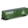 Trains|Athearn 69037 HO Evergreen Freight Car Corp. 50' PC&F Plug Door Box Car #3868 - Model Train Junction: Quality Parts and Art Supplies