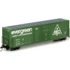 Trains|Athearn 69041 HO Evergreen Freight Car Corp. 50' PC&F Plug Door Box Car #3923 - Model Train Junction: Quality Parts and Art Supplies