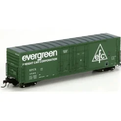 Trains|Athearn 69039 HO Evergreen Freight Car Corp 50' PC&F Plug Door Box Car #3549 - Model Train Junction: Quality Parts and Art Supplies