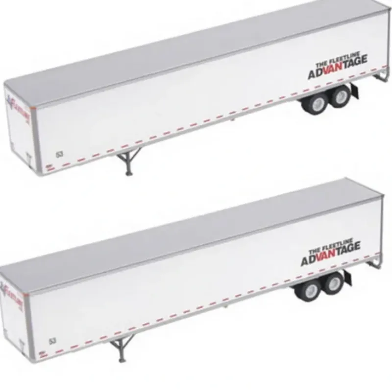 Trains|Athearn 28415 HO Fleetline Advantage 53' Wabash Duraplate Trailers #1(Set of 2) - Model Train Junction: Quality Parts and Art Supplies