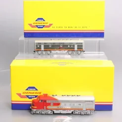 Trains|Athearn 99042 HO Genesis Santa Fe Non-Powered F-7AB Diesel Locomotive Set LN/Box - Model Train Junction: Quality Parts and Art Supplies