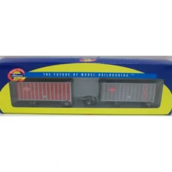 Trains|Athearn 91048 HO McLean (2) 28' Wedge Trailers & Dolly - Model Train Junction: Quality Parts and Art Supplies