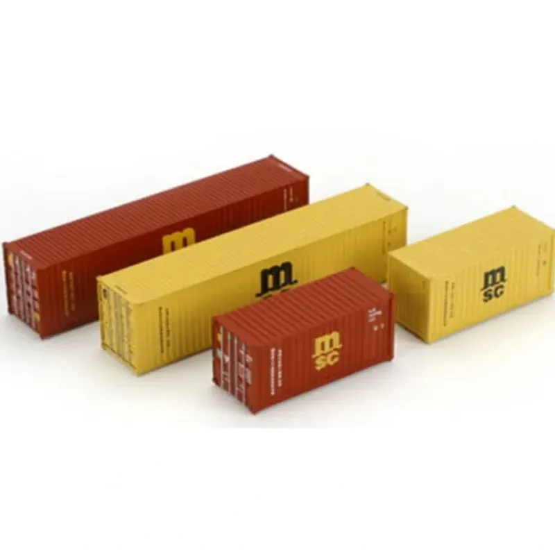 Trains|Athearn 27898 HO Mediterranean Shipping RTR 20''&40'' Containers MSC (Set of 4) - Model Train Junction: Quality Parts and Art Supplies