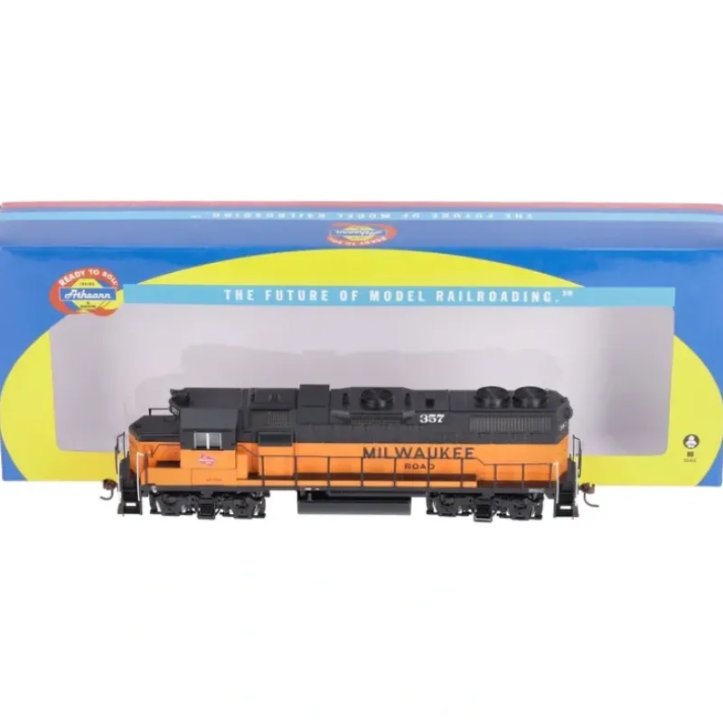 Trains|Athearn 78893 HO Milwaukee Road Ready to Run GP38-2 Diesel Locomotive #357 - Model Train Junction: Quality Parts and Art Supplies