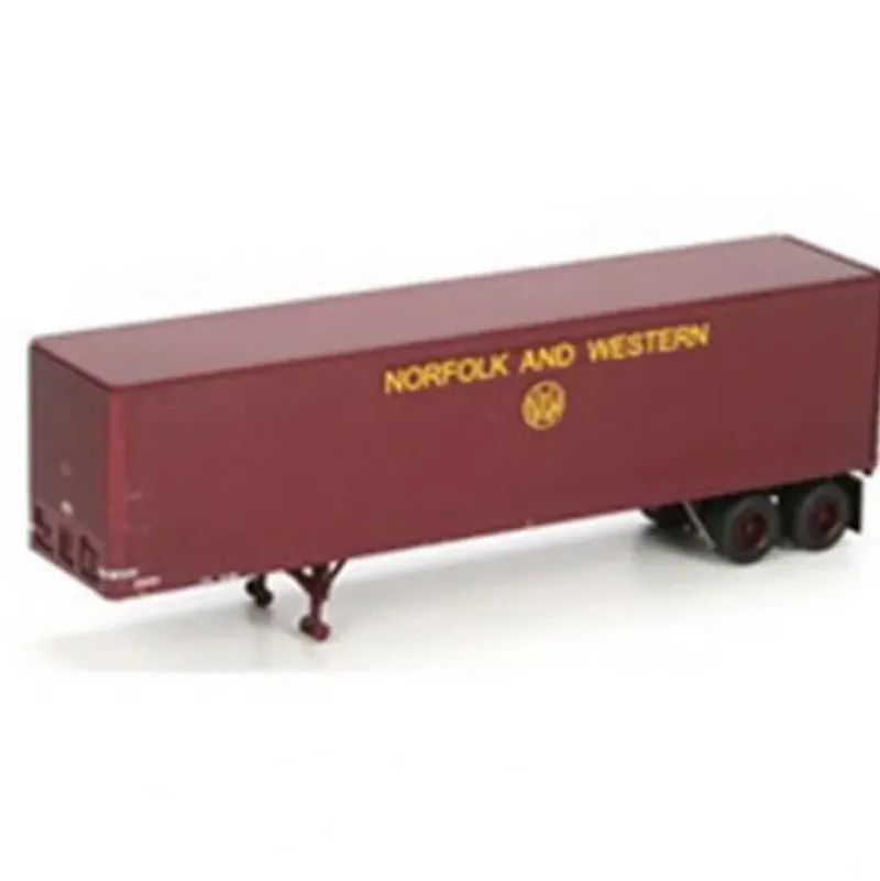 Trains|Athearn 73278 HO N&W 40'''' Fruehauf Z-Van Trailer #2 (Pack of 2) - Model Train Junction: Quality Parts and Art Supplies