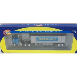Trains|Athearn 70999 HO Navajo Trucking Freightliner & 40' Exterior Post Trailer - Model Train Junction: Quality Parts and Art Supplies