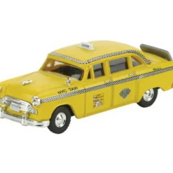 Trains|Athearn 26375 HO New York Yellow Checker A8 Taxi - Model Train Junction: Quality Parts and Art Supplies