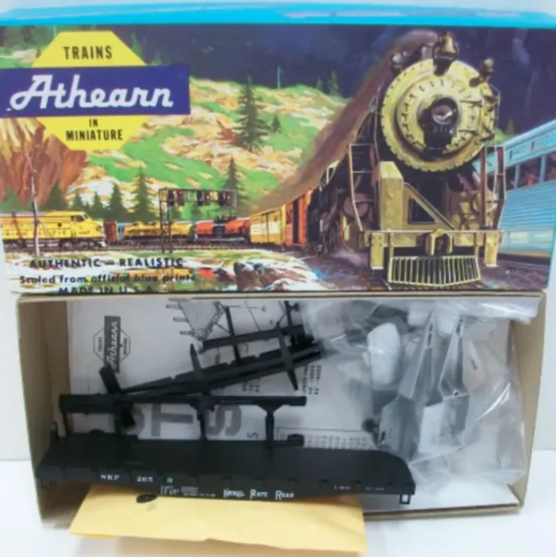 Trains|Athearn 1355 HO Nickel Plate Road 40' Flat with Plane Kit - Model Train Junction: Quality Parts and Art Supplies
