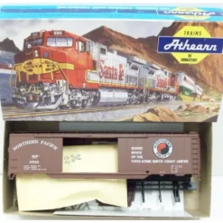 Trains|Athearn 01312 HO Northern Pacific 50' DD Boxcar Kit - Model Train Junction: Quality Parts and Art Supplies