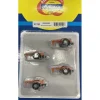 Trains|Athearn 91120 HO Orange Trailer Converter Dollie (Set of 4) - Model Train Junction: Quality Parts and Art Supplies