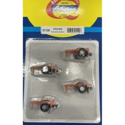 Trains|Athearn 91120 HO Orange Trailer Converter Dollie (Set of 4) - Model Train Junction: Quality Parts and Art Supplies