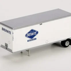 Trains|Athearn 29150 HO Overnite 28' Trailer #1 (Set of 2) - Model Train Junction: Quality Parts and Art Supplies