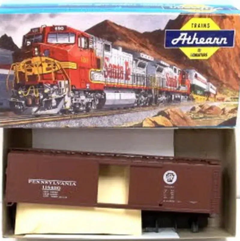 Trains|Athearn 5059 HO PRR Boxcar Kit - Model Train Junction: Quality Parts and Art Supplies