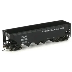 Trains|Athearn 72699 HO RTR 40' 4-Bay Offset Hopper w/Load, C&O - Model Train Junction: Quality Parts and Art Supplies