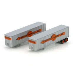 Trains|Athearn 70957 HO RTR 40' Cooper Jarret Exterior Post Semi Trailers (Set of 2) - Model Train Junction: Quality Parts and Art Supplies
